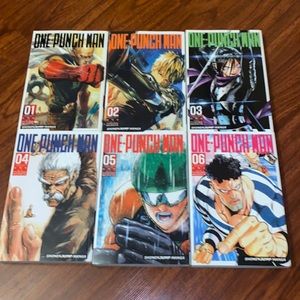 One Punch Man Manga Series volumes 1-6 ONLY